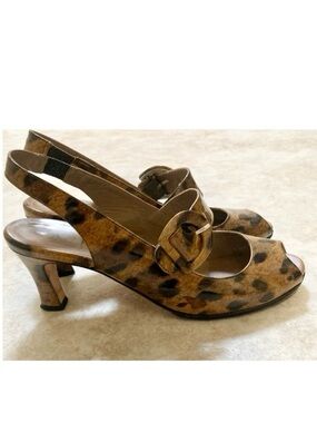ANYI LU🌷’The Tulip’ Heels Patent Cheetah
